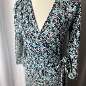 DVF iconic wrap dress.